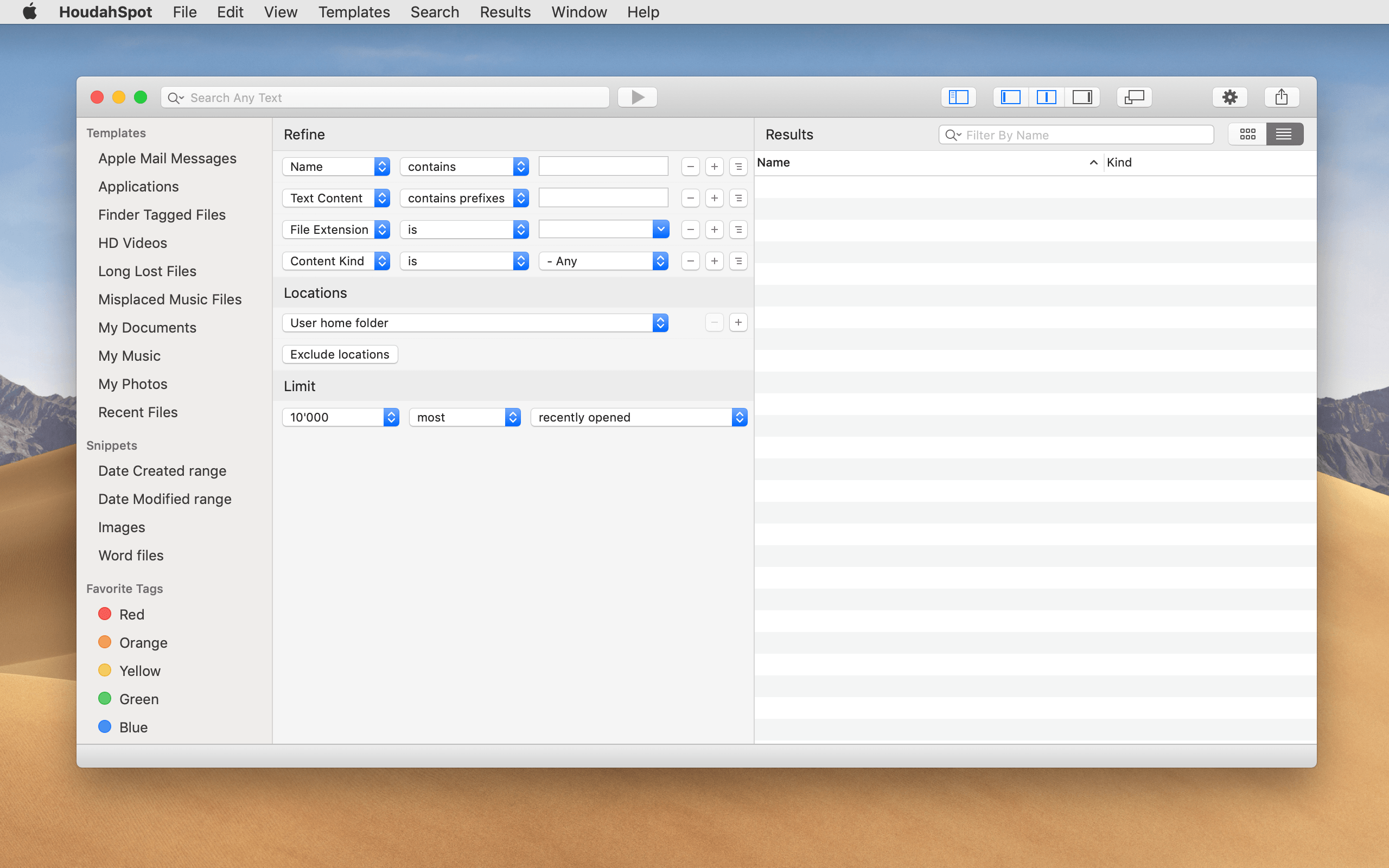 search for a program on a mac